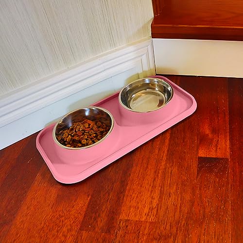 Cat Food Bowls (Pink)