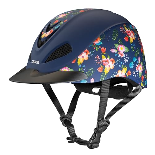 Dynasty Ultralight Horse Riding Helmet (Floral Watercolor / Large)