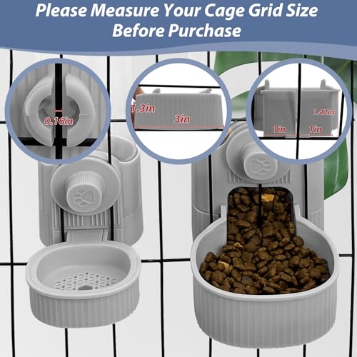 Rabbit Food Dispenser (Grey)