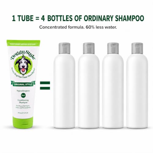2-in-1 Dog Shampoo & Conditioner, Concentrated Paste, 10 oz