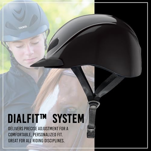 Liberty Ultralight Horse Riding Helmet (Black / Medium (7 - 7-1/4))
