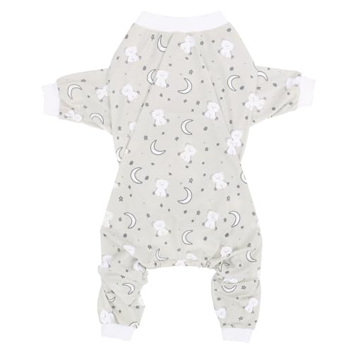 Dog Pajamas One Piece Light Comfy Pjs Pet Costume M (Large / Goodnight Polar Bears)
