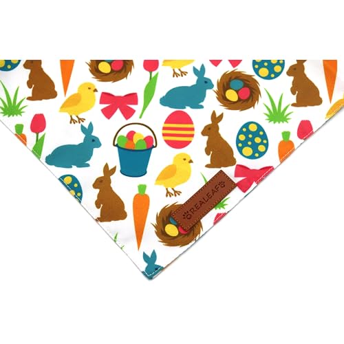 Easter Dog Bandanas 2 Pack (Easter 2 / Large)