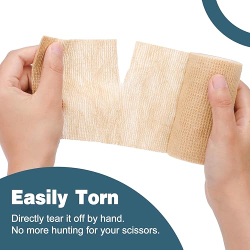 36 Pack Self Adhesive Bandage Wrap (Beige)