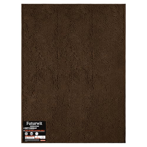 Dog Door Mat for Muddy Paws (48"x36" / Brown)
