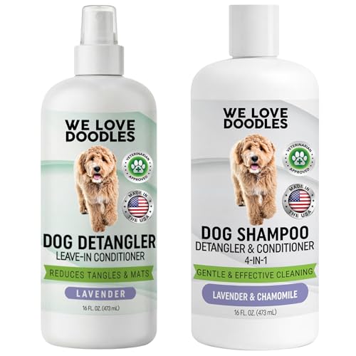 Dog Shampoo & Dog Detangler Spray