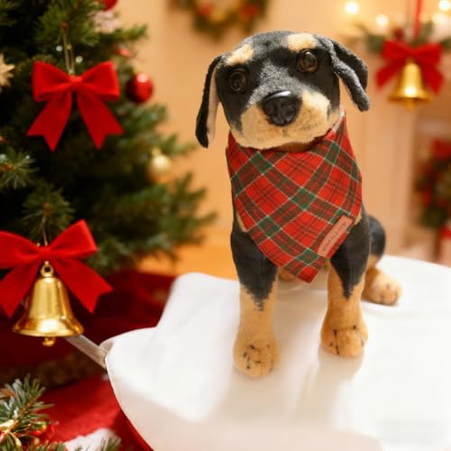 Christmas Dog Bandanas 2 Packs (Christmas 2 / Large)