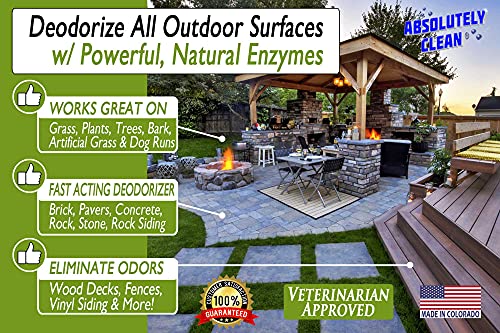 Amazing Outdoor Deodorizer odor eliminator Natural Enzyme Just Spray & Walk Away Grass (32 Fl Oz (Pack of 1))