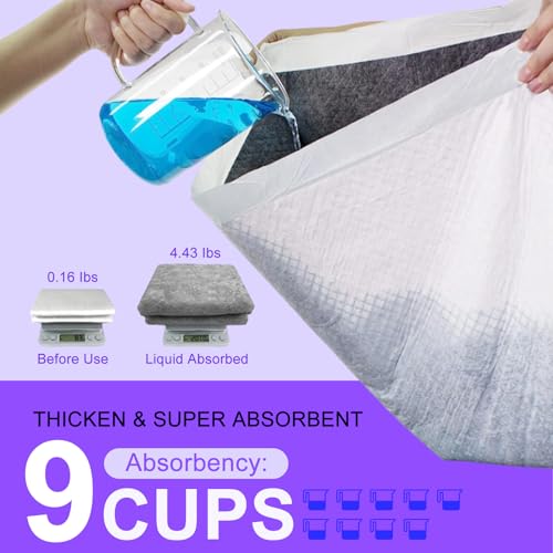 Lavender Scented Thicken 6 Layers Heavy Absorbent 30"x36" Pet Training Dog Pee Pads (Lavender Scent - 30"x36")