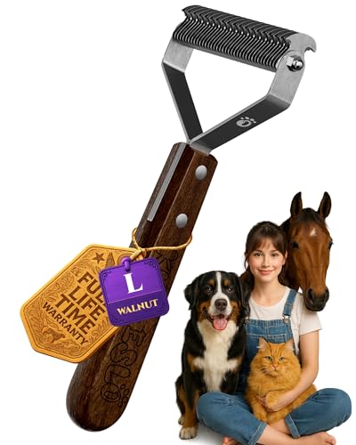 Undercoat Rake for Dogs & Cats (L Plus)