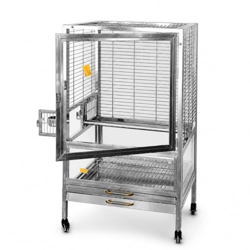 Parrot Bird Cage (Anti-scatter, 60x50x106cm)