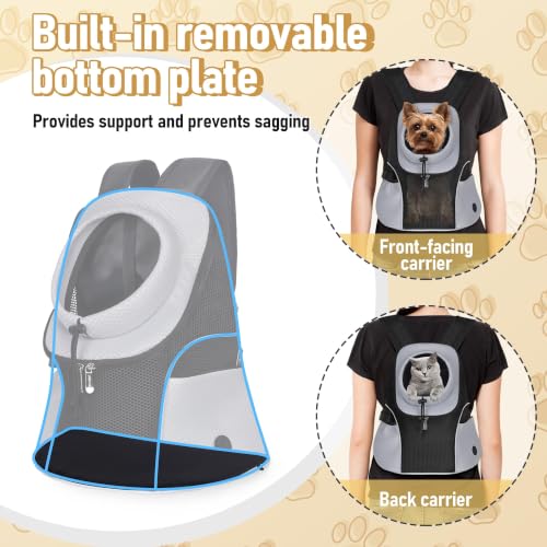 Pet Dog Carrier Backpack (Grey)