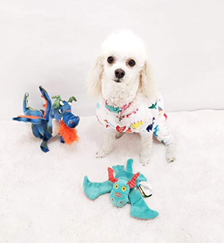 Dog Halloween Pajamas Puppy Onesies Small Dogs Soft Pjs Coat Cat Apparel Comfy Pet Christmas Clothes Outfit Doggie Bodysuit (Large / White Dino)