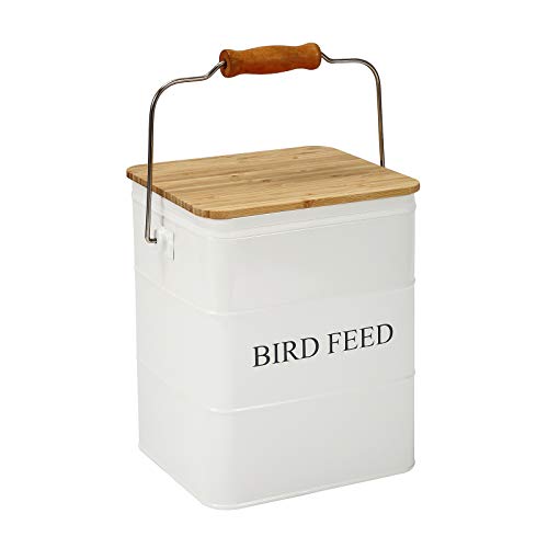 Bird Seeds storage container (Bird-White)