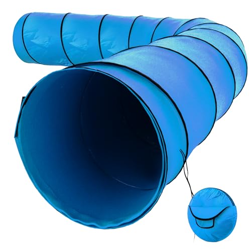 Dog Tunnel Dog Agility Tunnel (Blue)