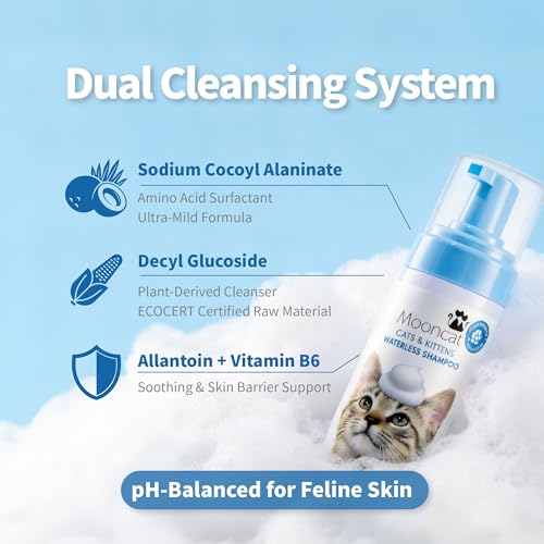 Waterless Cat Shampoo + 2