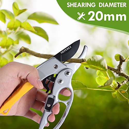 Premium Germany Pruning Shears (Yellow)