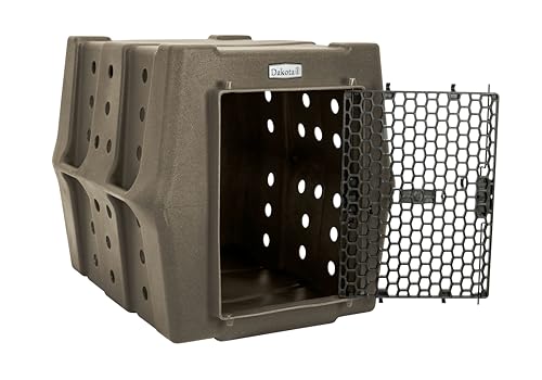 Dakota 283 Canine Rough and Tough Economy Dog Crate (Medium / Coyote Granite)