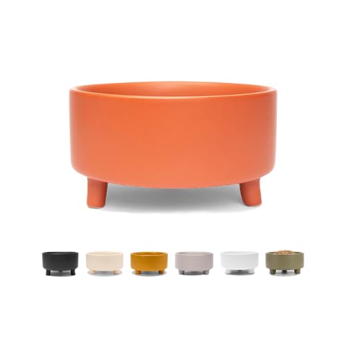 Uplift Ceramic Dog Bowl for Small Medium and Large Breeds (Small / Teracotta)
