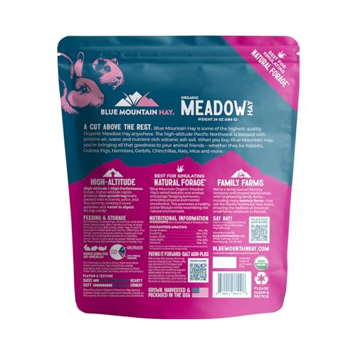 Organic Meadow Hay for Small Pets (1.5 Pound (Pack of 1))