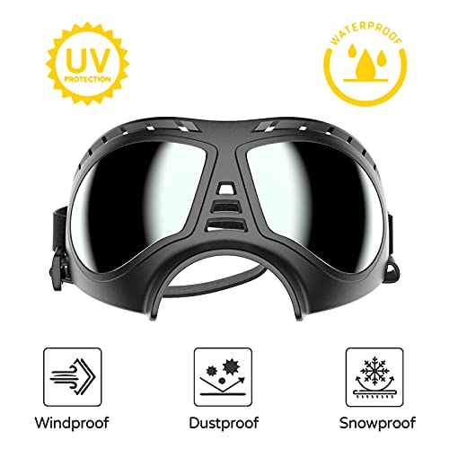 Dog Goggles Big Area Dog Sunglasses (Large)