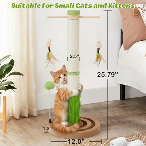 25.79" Cat Scratching Post Tower for Kittens (25.79 Inch Tall)