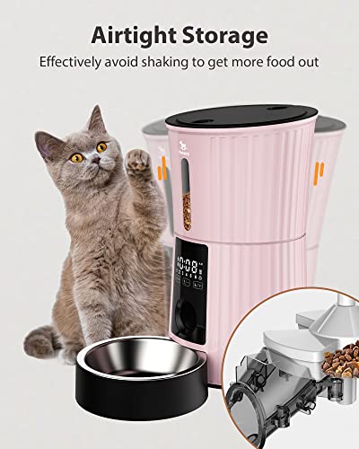 Timed Automatic Cat Feeder (Pink)