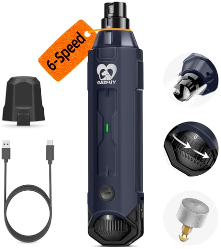6 Speed Dog Nail Grinder (Blue)