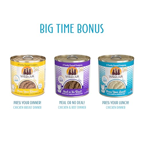 Wet Cat Food Big Time Bonus Round Pate Variety Pack (10 Ounce (Pack of 12))