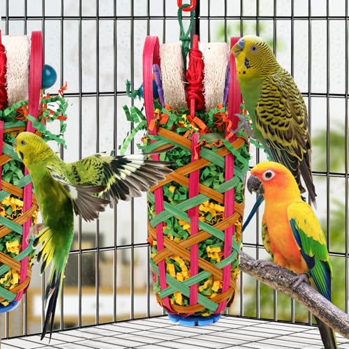 Parakeets Toys (Seeking food basket)