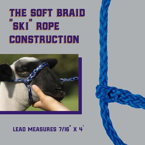 Poly Rope Sheep Halter (Blue)