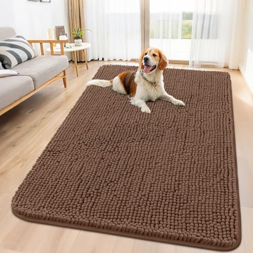 Dog Door Mat for Muddy Paws 59x35 (Mocha / 59"X35")