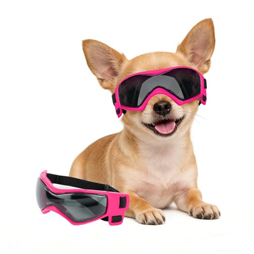 XS Dog Goggles for Extra Small Breed UV (X-Small / Pink)
