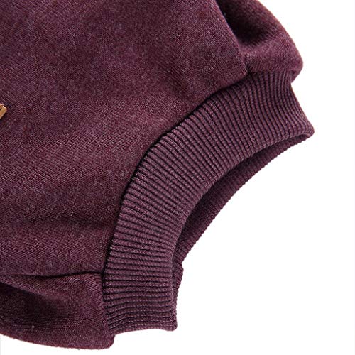 Dog Sweaters for Small Dogs (Brown / Large)