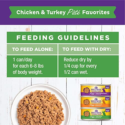 Complete Health Pate Variety Pack Adult Canned Wet Cat Food (5.5 Ounce (Pack of 12))