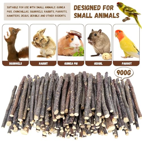 2lb Small Apple Sticks for Small Animals (900g)