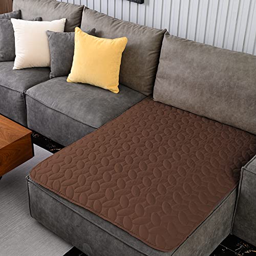 Pet Bed Cover Dog Bed Blanket for Sofa and Furniture Waterproof New Pattern Design (40x50 Inch (Pack of 1) / Chocolate)