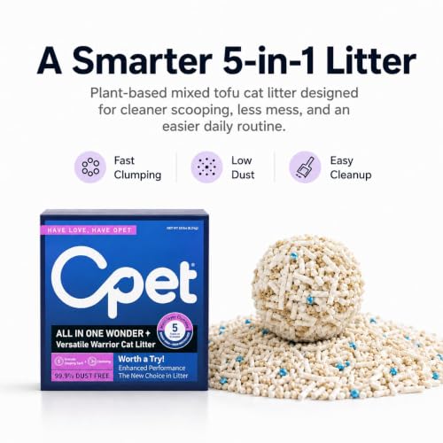 Tofu & Bentonite Mixed Cat Litter 18LB (18LB)