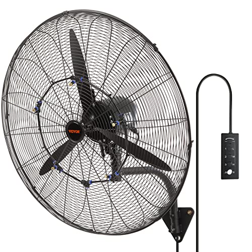 30 Inch Wall Mount Misting Fan 3 (30 Inch / Waterproof)