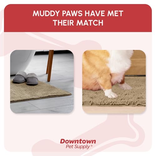 Dog Mud Mat 18" x 24" Oatmeal (18" x 24" / Oatmeal)