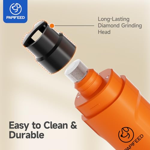 Dog Nail Grinder with LED Light (Orange Classic)