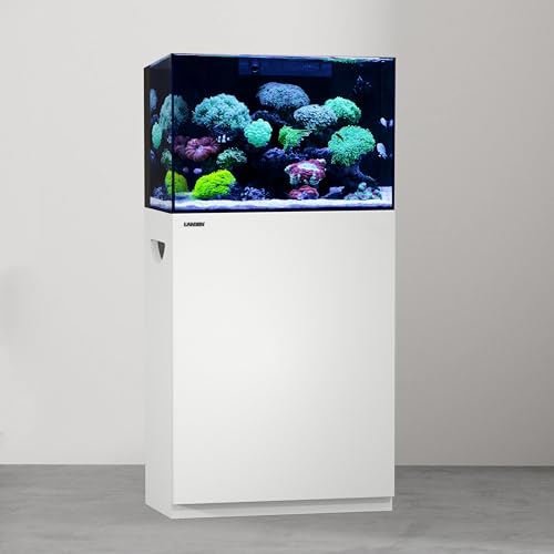 Wooden Aquarium Stand & Cabinet (W29.5xD17.7xH31.5in(75X45X80cm) / White)