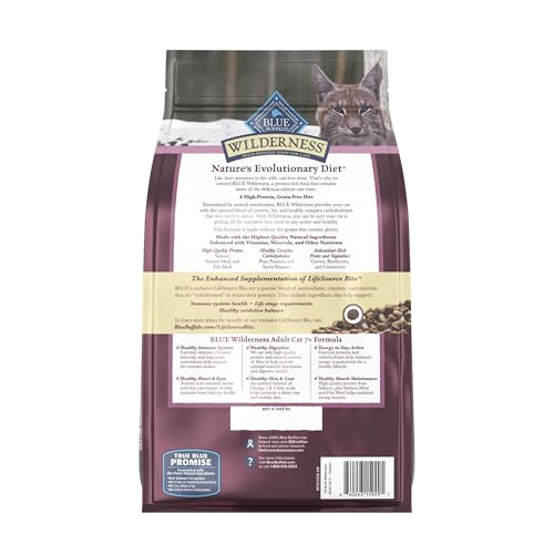 Wilderness Salmon Adult 7+ Dry Cat Food (5 Pound (Pack of 1))