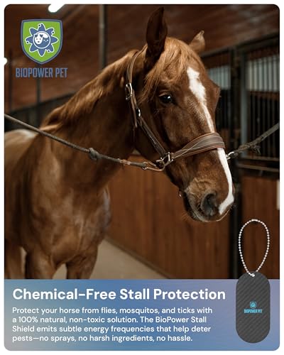 BioPower Natural Fly & Tick Repellent for Horses (Stall Tag)
