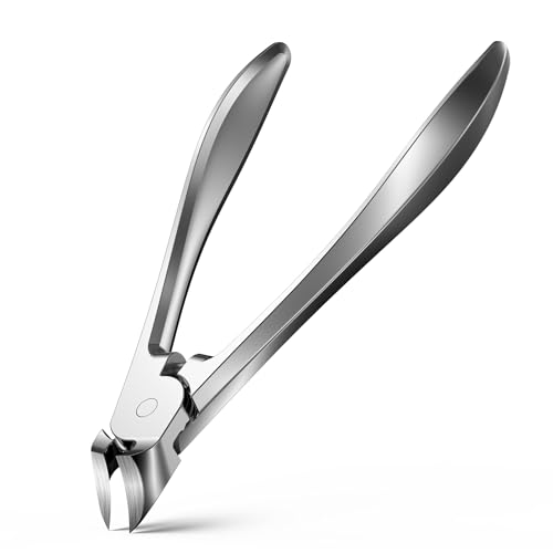 Toenail Clippers for Thick Toenails (Silver / Big)