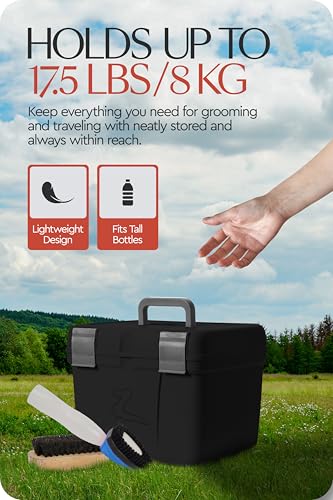 Smart Grooming Box for Horses (Black / One Size)