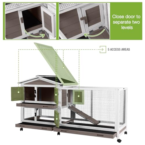Rabbit Hutch Indoor with Chew