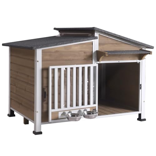 Dog House Outdoor Dog Kennel with Chew