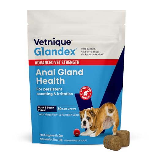 Glandex Advanced Strength Anal Gland Chews for Dogs (30ct)