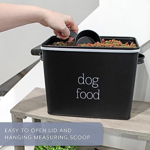 Retro Dog Food Canister (Black)